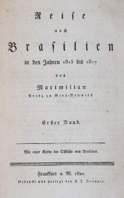 Bild Nr.1: 143-2087 Maximilian, Prinz zu Wied-Neuwied.: (Amerika, Brasilien)