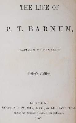 Bild Nr.1: 143-2100 Barnum,P.T.: (Amerika, Zirkus)