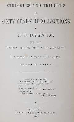 Bild Nr.4: 143-2100 Barnum,P.T.: (Amerika, Zirkus)