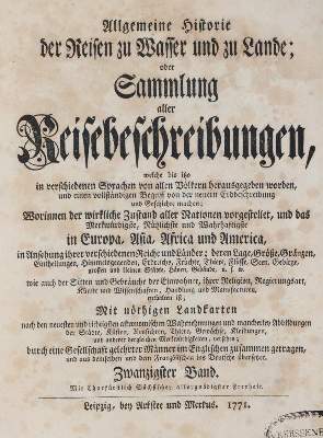 Bild Nr.1: 143-2101 Allgemeine Historie der Reisen: (Arktis-Antarktis-Nordländer)