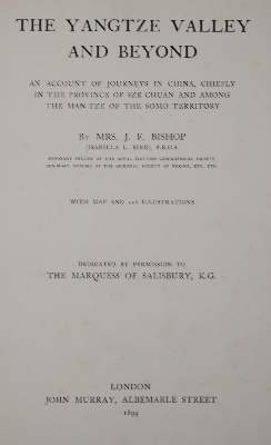 Bild Nr.1: 143-2114 Bishop,J.F. (d.i. I.L.Bird).: (Asien, China)