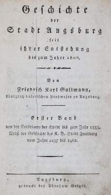 Bild Nr.1: 143-2148 Gullmann,F.K.: (Deutschland, Augsburg)