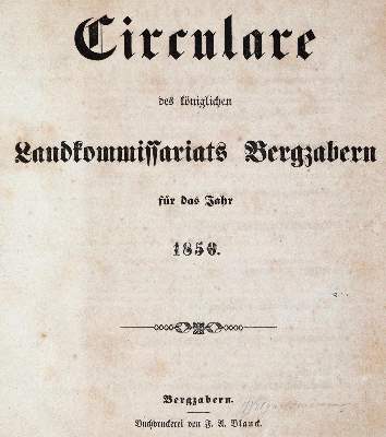 Bild Nr.1: 143-2151 Circulare: (Deutschland, Bad Bergzabern)