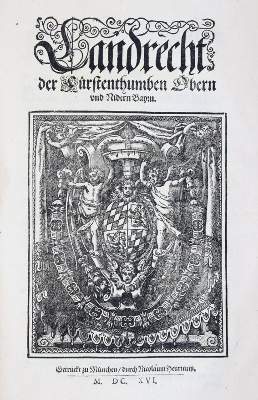 Bild Nr.1: 143-2163 Bayrisches Landrecht,: (Deutschland, Bayern)