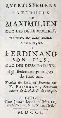 Bild Nr.1: 143-2168 Maximilian I, Kurfürst von Bayern.: (Deutschland, Bayern)