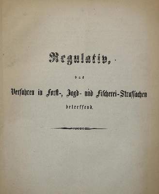 Bild Nr.1: 143-2197 Regulativ,: (Deutschland, Hessen, Jagd)