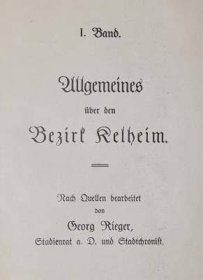 Bild Nr.1: 143-2207 Rieger,G.: (Deutschland, Kelheim)