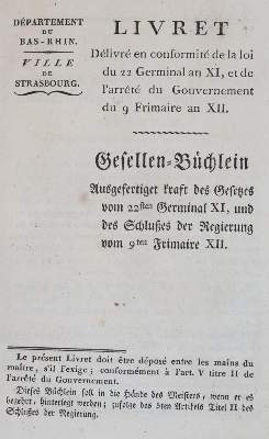 Bild Nr.1: 143-2305 Wanderbuch: (Frankreich, Strassburg)
