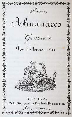 Bild Nr.1: 143-2318 Nuovo Almanacco Genovese: (Italien)