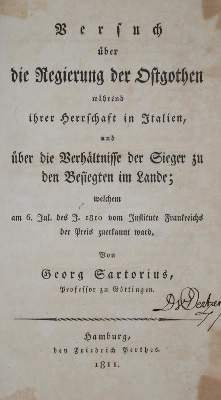 Bild Nr.1: 143-2329 Sartorius (v. Waltershausen),G.: (Italien)