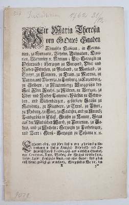 Bild Nr.7: 143-2335 Sammlung: (Österreich, Einblattdrucke u. Flugschriften)