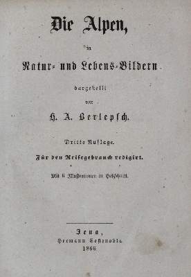 Bild Nr.2: 143-2390 Berlepsch, H. A.: (Verschiedene Länder - Geschichte, Alpen und Alpinismus)