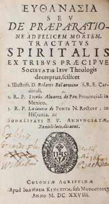 Bild Nr.1: 143-24 Bellarmino,R.: (Alte Drucke, Handschriften und Theologie)