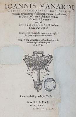 Bild Nr.1: 143-244 Manardi,G.: (Medizin)