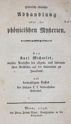 Bild Nr.1: 143-2464 Michaeler,K.: (Verschiedene Länder - Geschichte)