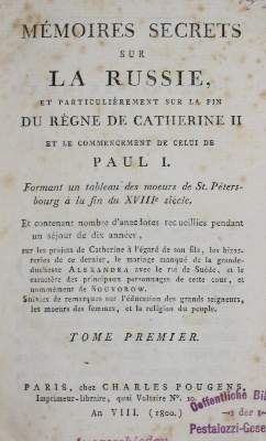 Bild Nr.1: 143-2477 (Masson de Blamont,C.F.P.).: (Verschiedene Länder - Geschichte, Russland)