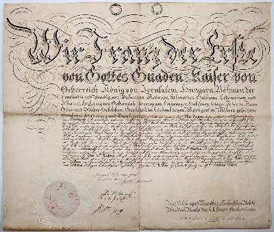 Bild Nr.1: 143-2495 Lehensbrief: (Verschiedene Länder - Geschichte, Ungarn)