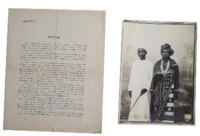 Bild Nr.1: 143-2507 Deutsch-Ostafrika.: (Autographen)