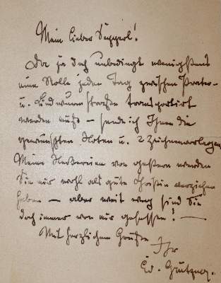 Bild Nr.1: 143-2512 Grützner, Eduard von,: (Autographen)