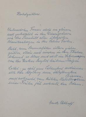 Bild Nr.3: 143-2545 Uhthoff, Gerda,: (Autographen)