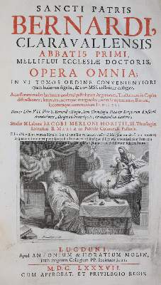 Bild Nr.1: 143-26 Bernhard von Clairvaux.: (Alte Drucke, Handschriften und Theologie)