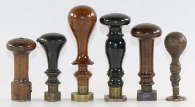 Bild Nr.1: 143-2604 Sechs Petschaften: (Varia, Petschaften)