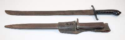 Bild Nr.1: 143-2628 Seitengewehr u. Machete: (Varia, Waffen)