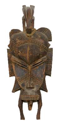 Bild Nr.1: 143-2647 Senufo Kpelie Maske: (Afrika, Masken)