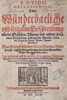 Bild Nr.1: 143-265 Ovidius,N.P.: (Alte Drucke, Handschriften und Theologie)