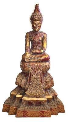 Bild Nr.1: 143-2676 Buddha sitzend,: (Asiatika)