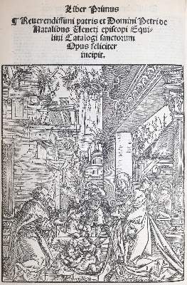 Bild Nr.2: 143-268 Petrus de Natalibus (Pietro dei Nadali).: (Alte Drucke, Handschriften und Theologie)