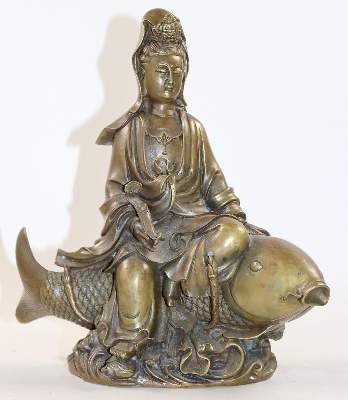 Bild Nr.1: 143-2686 Guanyin sitzend: (Asiatika)