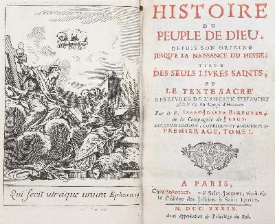 Bild Nr.4: 143-27 Berruyer,I.J.: (Alte Drucke, Handschriften und Theologie)