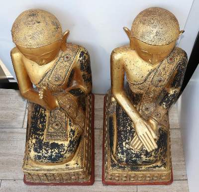 Bild Nr.3: 143-2711 Paar Buddhafiguren: (Asiatika)