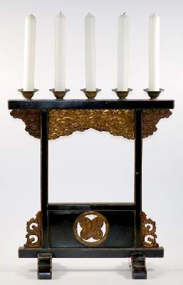 Bild Nr.1: 143-2735 Tempelleuchter,: (Asiatika)