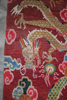 Bild Nr.1110: 143-2745 Drachengalerie Tibet: (Asiatika, Teppiche)