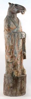 Bild Nr.3: 143-2754 Zodiac-Figur mit Pferdekopf.: (Asiatika)