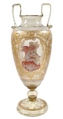 Bild Nr.1: 143-2772 Henkelamphore wohl: (Glas)