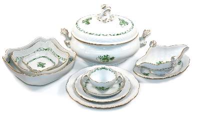Bild Nr.1: 143-2807 Meissen Service, Indisch: (Porzellan u. Keramik, Meissen)