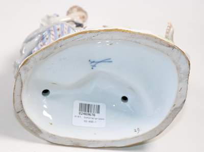 Bild Nr.4: 143-2809 Schäfergruppe - Michel Victor Acier: (Porzellan u. Keramik, Meissen)