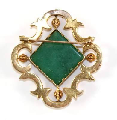 Bild Nr.2: 143-2829 Nephritkamee, Italien: (Schmuck, Broschen)