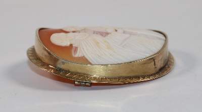 Bild Nr.3: 143-2831 Prächtige Muschelkamee: (Schmuck, Broschen)