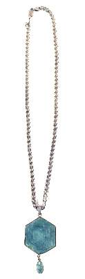 Bild Nr.1: 143-2832 Aquamarinanhänger: (Schmuck, Colliers)
