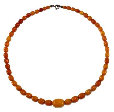 Bild Nr.2: 143-2834 Bernstein Butterscotch Amber: (Schmuck, Colliers)