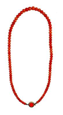 Bild Nr.1: 143-2837 Korallenkette: (Schmuck, Colliers)