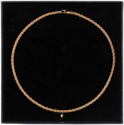 Bild Nr.1: 143-2842 Kordel-Collier, Wellendorff.: (Schmuck)