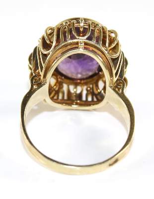 Bild Nr.4: 143-2858 Damenring mit Amethyst.: (Schmuck, Ringe)