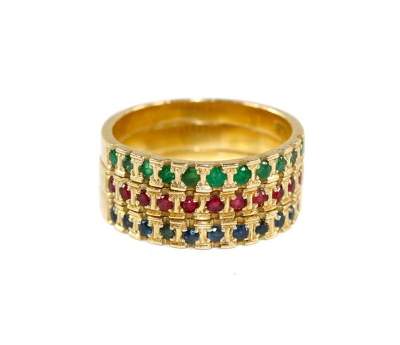 Bild Nr.1: 143-2863 Vorsteckringe 750: (Schmuck, Ringe)