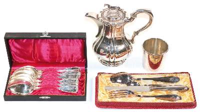 Bild Nr.1: 143-2868 Kaffeekanne.: (Silber)