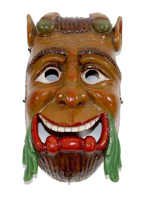 Bild Nr.1: 143-2922 Larve, Fasnachtsmaske: (Volkskunst, Fasnacht)
